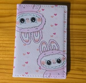 Labubu Inspired Passport Holder